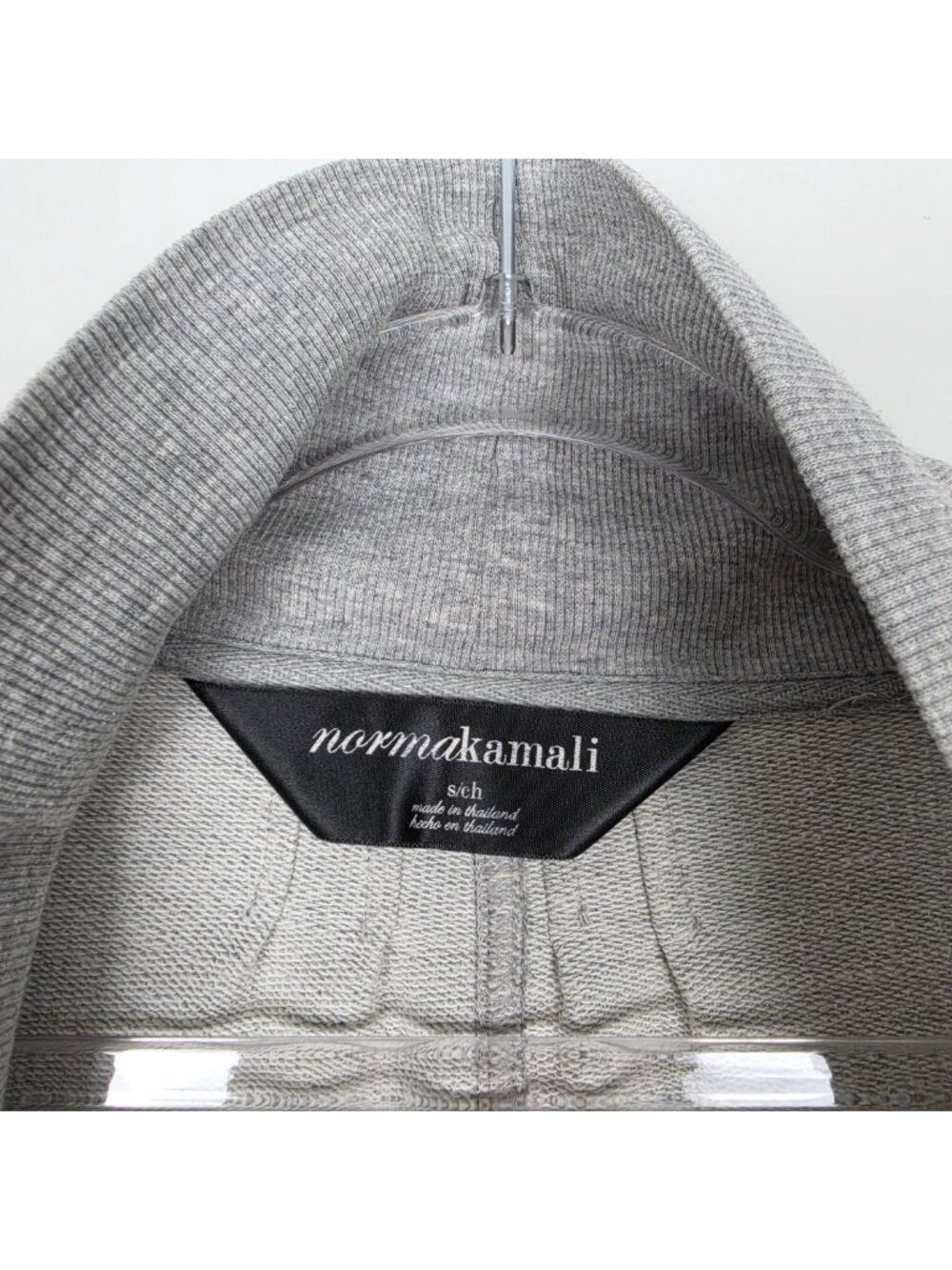 Norma Kamali Cocoon Batwing Cardigan Oversized Open Front Heathered Gray Size S - Picture 13 of 13